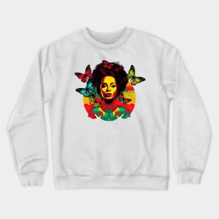 Juneteenth Black History Woman #3 Crewneck Sweatshirt